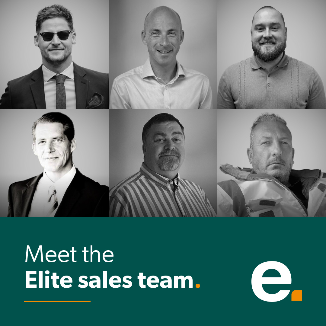 Picture of the Elite sales team: David, Alex, Dale, Enda, Nathan and Nick